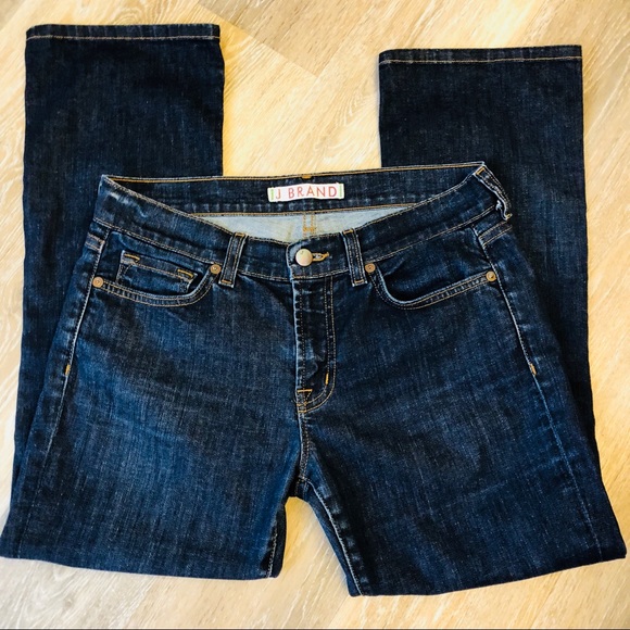 J Brand Flare Crop Jean In Pure 27 - Picture 4 of 8